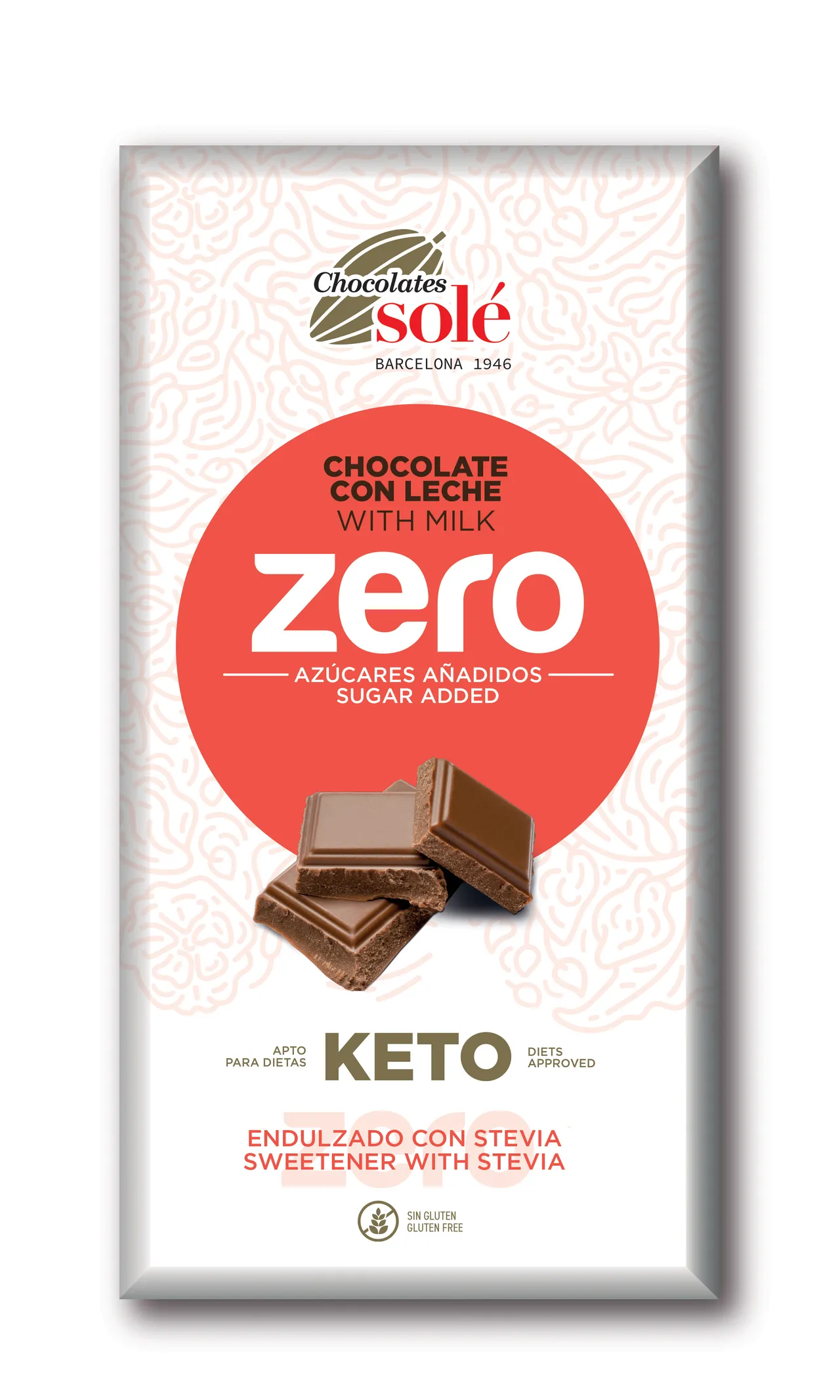 Cukormentes tejcsokoládé 100g